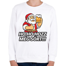 PRINTFASHION Ho ho hozz még sört! - Gyerek pulóver - Fehér gyerek pulóver, kardigán
