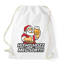 PRINTFASHION Ho ho hozz még sört! - Sportzsák, Tornazsák - Fehér tornazsák