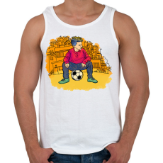 PRINTFASHION Hobby - Férfi atléta - Fehér