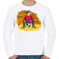 PRINTFASHION Hobby - Férfi pulóver - Fehér