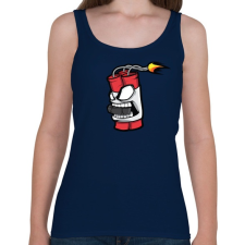 PRINTFASHION Hockey Dyna - Női atléta - Sötétkék női trikó