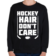 PRINTFASHION Hockey hair - Gyerek pulóver - Fekete gyerek pulóver, kardigán