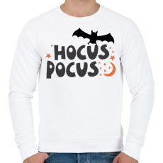 PRINTFASHION Hocus pocus - Férfi pulóver - Fehér