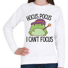 PRINTFASHION Hocus pocus  - Női pulóver - Fehér