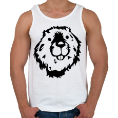 PRINTFASHION Hód - Férfi atléta - Fehér