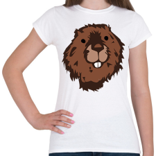 PRINTFASHION Hód - színes - Női póló - Fehér női póló