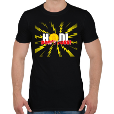 PRINTFASHION HODL DON'T FOSS - Férfi póló - Fekete