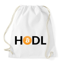 PRINTFASHION hodl - Sportzsák, Tornazsák - Fehér tornazsák