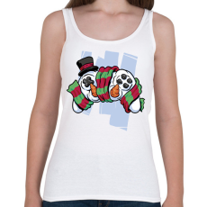 PRINTFASHION Hóemberes kontroller - Női atléta - Fehér