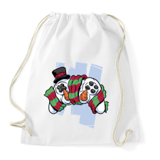PRINTFASHION Hóemberes kontroller - Sportzsák, Tornazsák - Fehér tornazsák