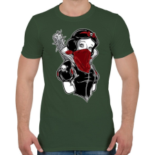 PRINTFASHION Hófehérke hobbija - Férfi póló - Katonazöld férfi póló