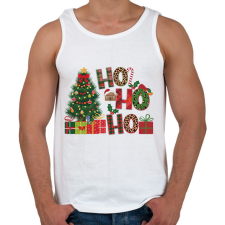PRINTFASHION HOHOHO Karácsony - Férfi atléta - Fehér atléta, trikó