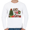 PRINTFASHION HOHOHO Karácsony - Férfi pulóver - Fehér
