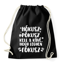 PRINTFASHION Hókusz Pókusz - Sportzsák, Tornazsák - Fekete tornazsák
