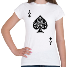 PRINTFASHION Hol az ász?! - Női póló - Fehér női póló