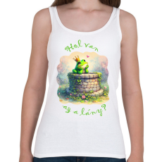 PRINTFASHION Hol van az a lány? - Női atléta - Fehér