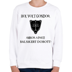 PRINTFASHION Hol volt Gondor? (balsiker) - Gyerek pulóver - Fehér