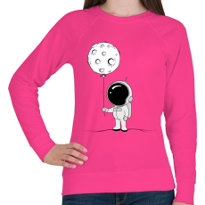 PRINTFASHION Hold lufi - Női pulóver - Fukszia