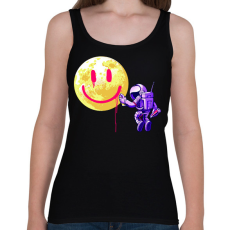 PRINTFASHION Hold smile - Női atléta - Fekete