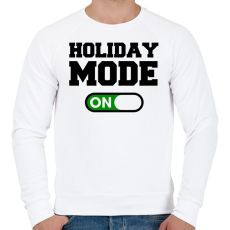 PRINTFASHION Holiday - Férfi pulóver - Fehér