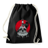 PRINTFASHION Holló és koponya - Sportzsák, Tornazsák - Fekete