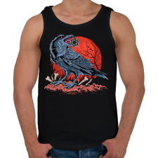 PRINTFASHION Holló  - Férfi atléta - Fekete atléta, trikó