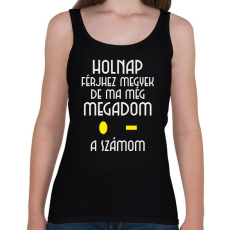 PRINTFASHION Holnap férjhez megyek - Női atléta - Fekete