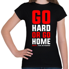 PRINTFASHION Home GYM - Női póló - Fekete női póló