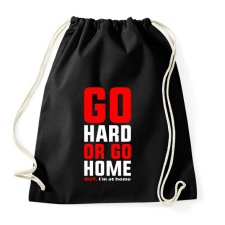 PRINTFASHION Home GYM - Sportzsák, Tornazsák - Fekete tornazsák