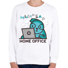 PRINTFASHION HOME OFFICE MINDEN NAP - Gyerek pulóver - Fehér