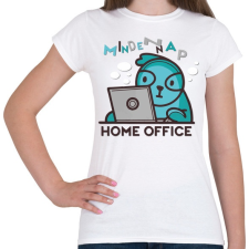 PRINTFASHION HOME OFFICE MINDEN NAP - Női póló - Fehér női póló