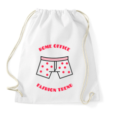 PRINTFASHION HOMEOFFICEGATYA - Sportzsák, Tornazsák - Fehér tornazsák