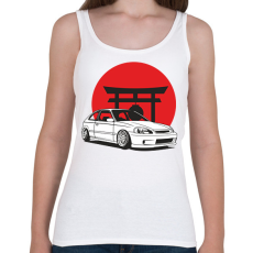 PRINTFASHION Honda civic - Női atléta - Fehér