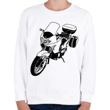 PRINTFASHION honda transalp - Gyerek pulóver - Fehér gyerek pulóver, kardigán