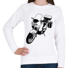 PRINTFASHION honda transalp - Női pulóver - Fehér női pulóver, kardigán