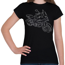 PRINTFASHION honda vfr3 - Női póló - Fekete női póló