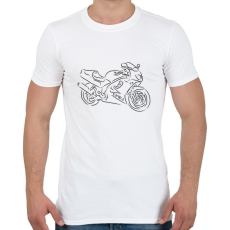 PRINTFASHION honda vfr - Férfi póló - Fehér