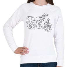 PRINTFASHION honda vfr - Női pulóver - Fehér