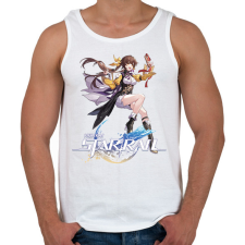 PRINTFASHION Honkai Star Rail - Férfi atléta - Fehér atléta, trikó