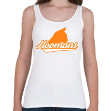 PRINTFASHION Hoomans - Női atléta - Fehér