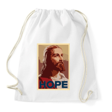 PRINTFASHION Hope - Sportzsák, Tornazsák - Fehér tornazsák