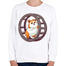 PRINTFASHION Hörcsög - Gyerek pulóver - Fehér