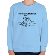 PRINTFASHION Hörcsögmentés - Gyerek pulóver - Világoskék gyerek pulóver, kardigán