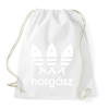PRINTFASHION Horgász adidas márkaparódia - Sportzsák, Tornazsák - Fehér