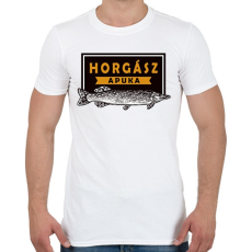 PRINTFASHION Horgász apuka - Férfi póló - Fehér
