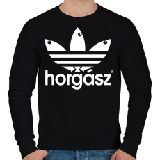 PRINTFASHION Horgász - Férfi pulóver - Fekete