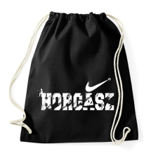 PRINTFASHION Horgász logó fehér - Sportzsák, Tornazsák - Fekete tornazsák