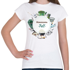 PRINTFASHION Horgászatra fel! - Női póló - Fehér női póló