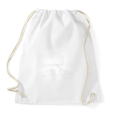 PRINTFASHION Horgászbot - Sportzsák, Tornazsák - Fehér tornazsák