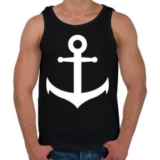 PRINTFASHION horgony - Férfi atléta - Fekete atléta, trikó